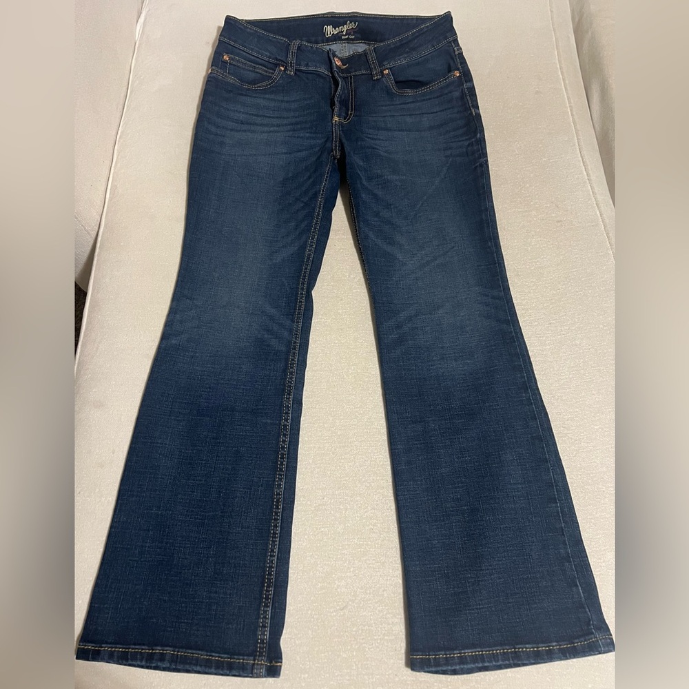 Wrangler Women's Dark Blue Flare Jeans